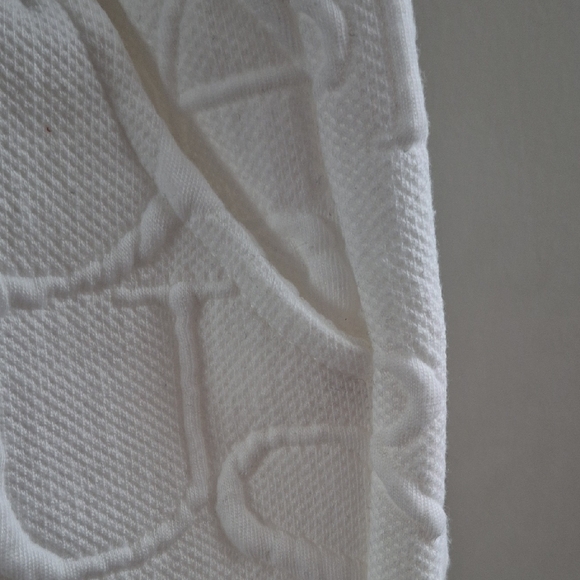 Textured White Jogger Pants Set - Picture 14 of 14